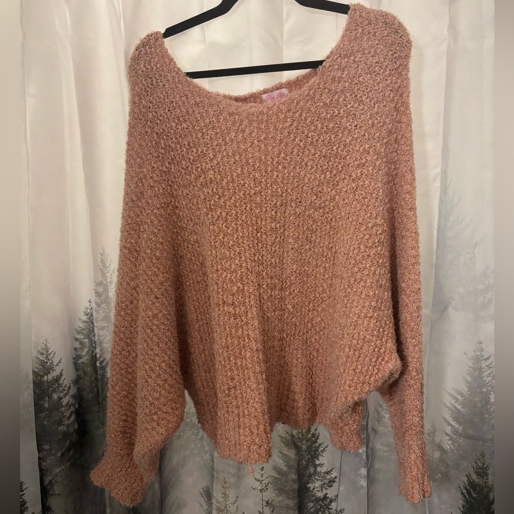 Slouchy soft sweater